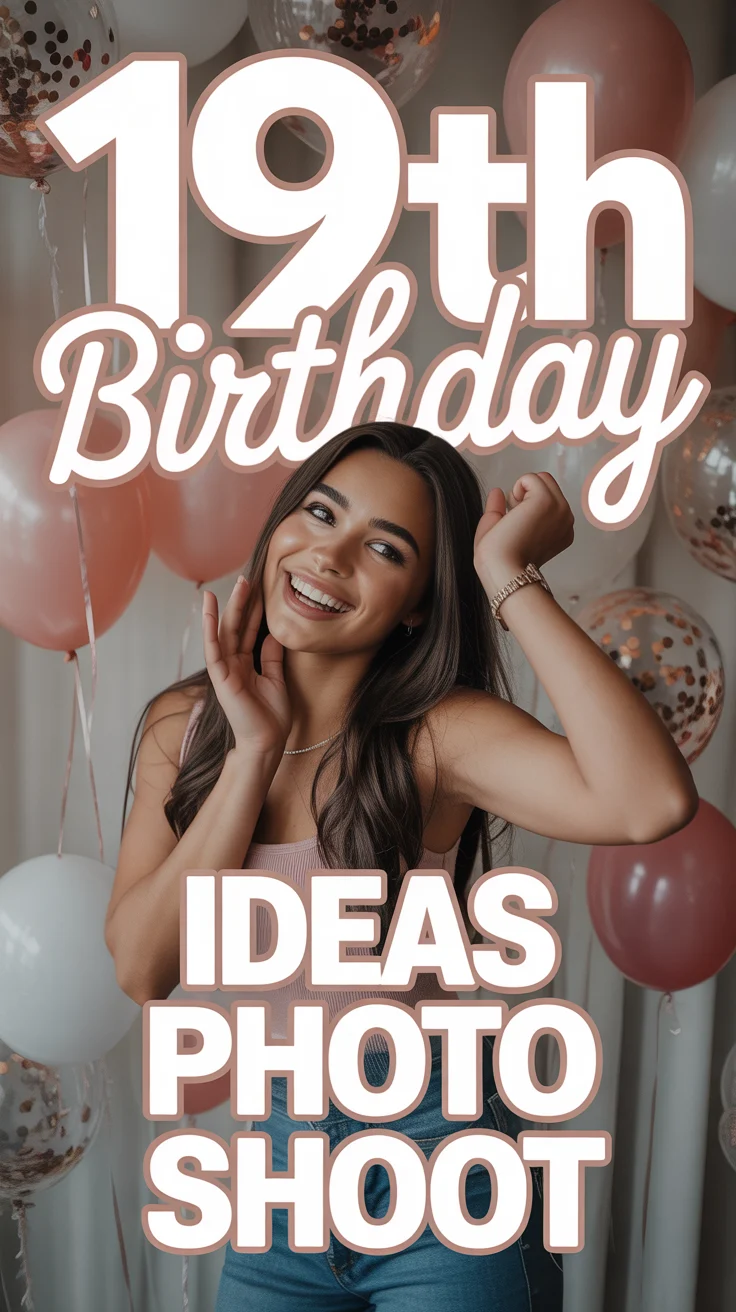 📸 19th Birthday Ideas Photo Shoot