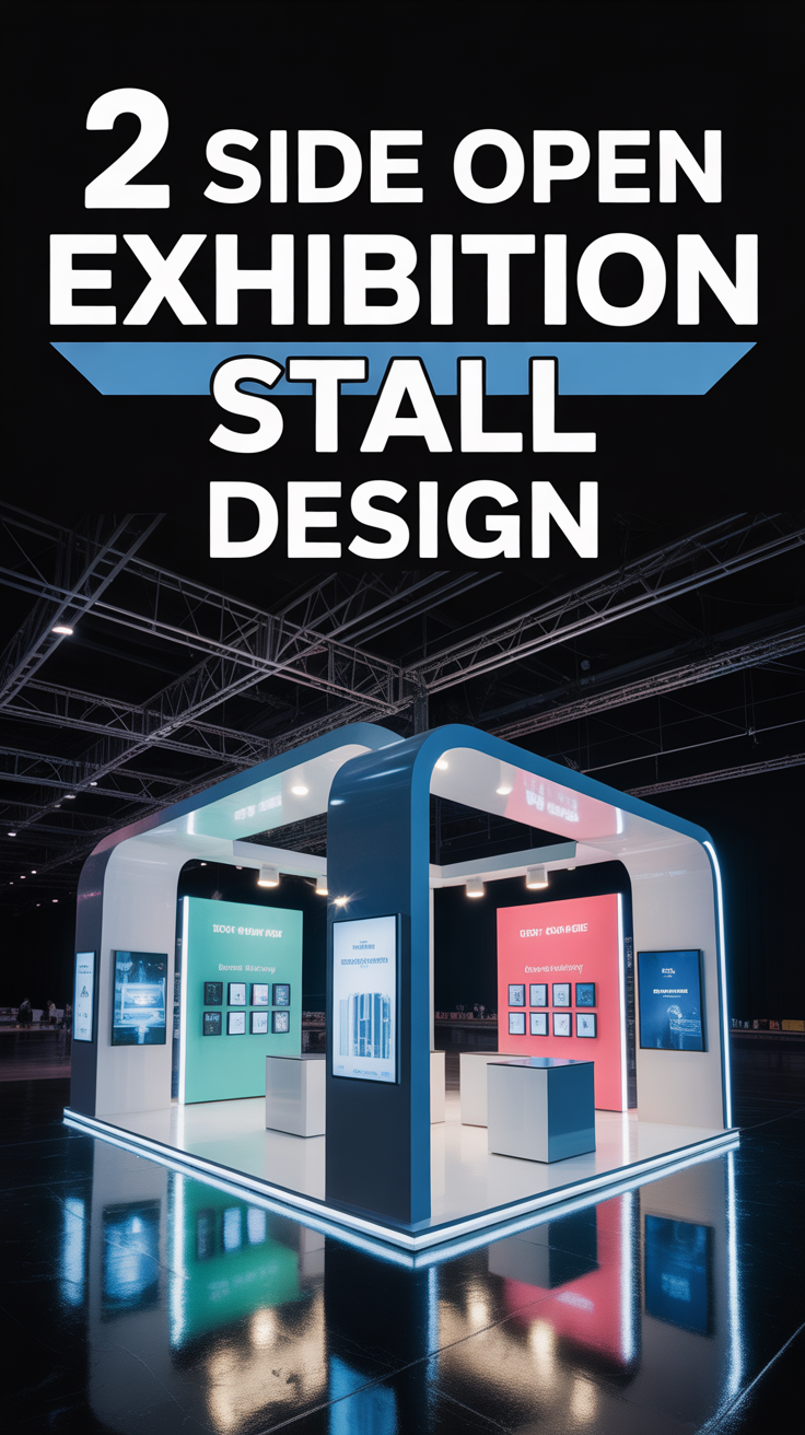 ✨ 2 Side Open Exhibition Stall Design