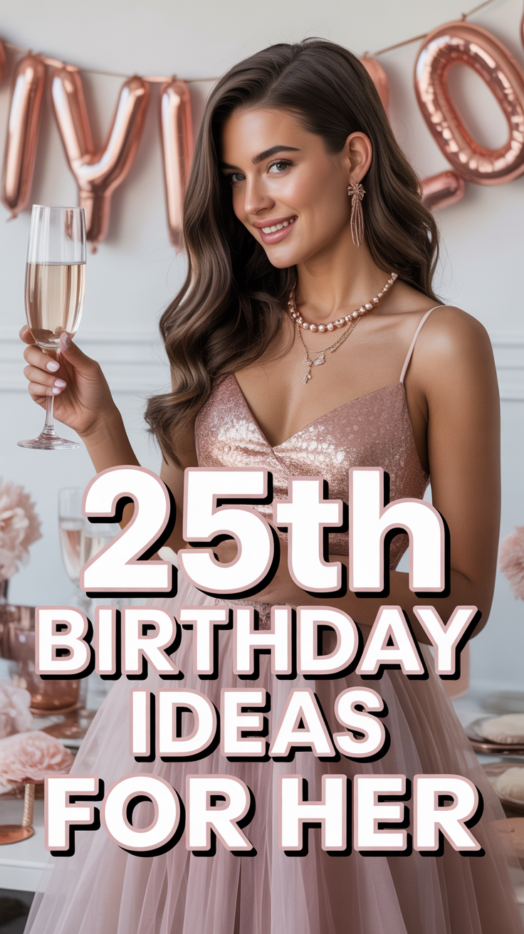 🥂 25Th Birthday Ideas For Her