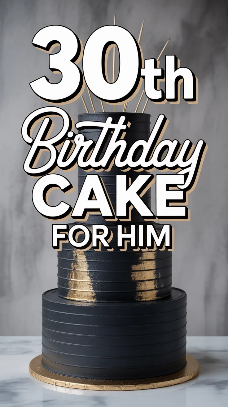 🎂 30th Birthday Cake For Him