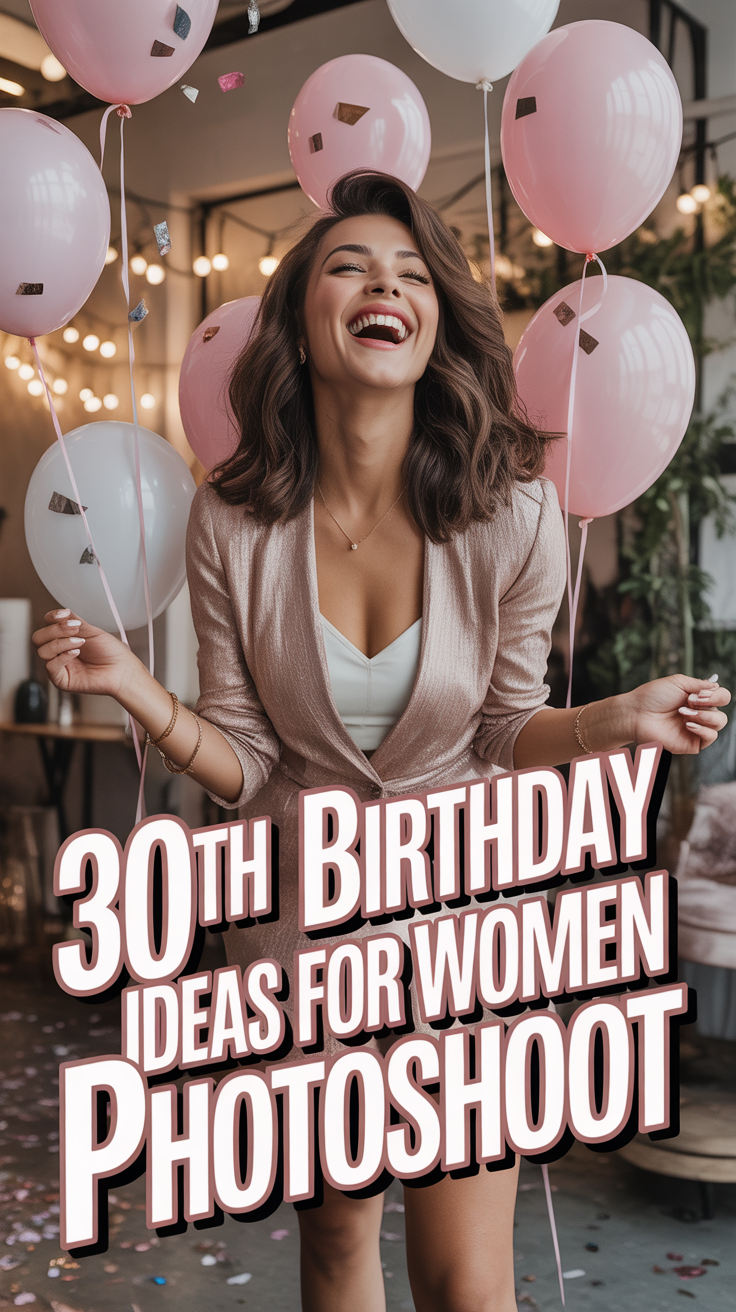 🎂 30Th Birthday Ideas For Women Photoshoot