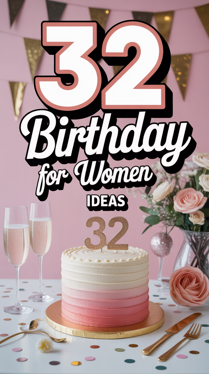 🎂 32 Birthday For Women Ideas