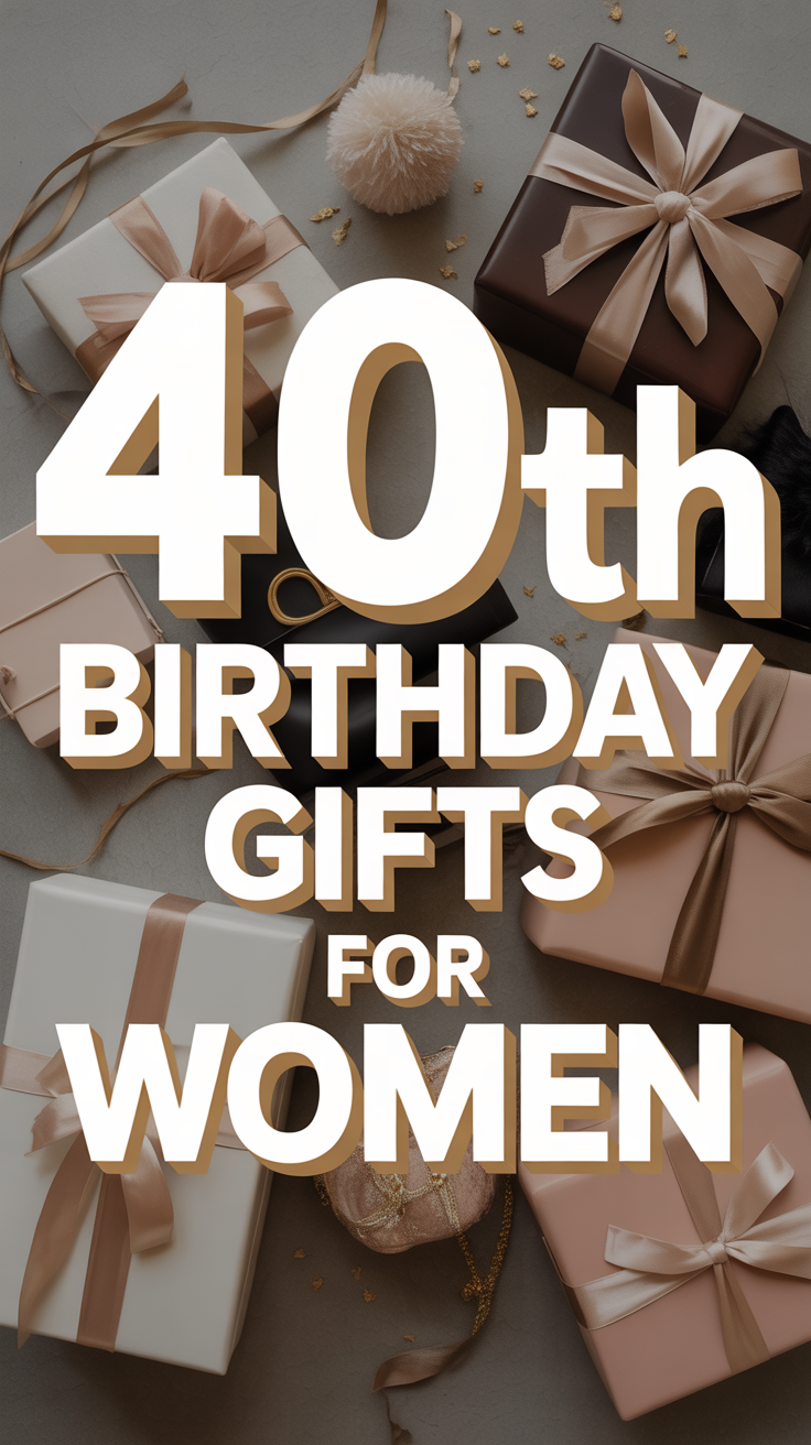 🥳 40th Birthday Gifts For Women