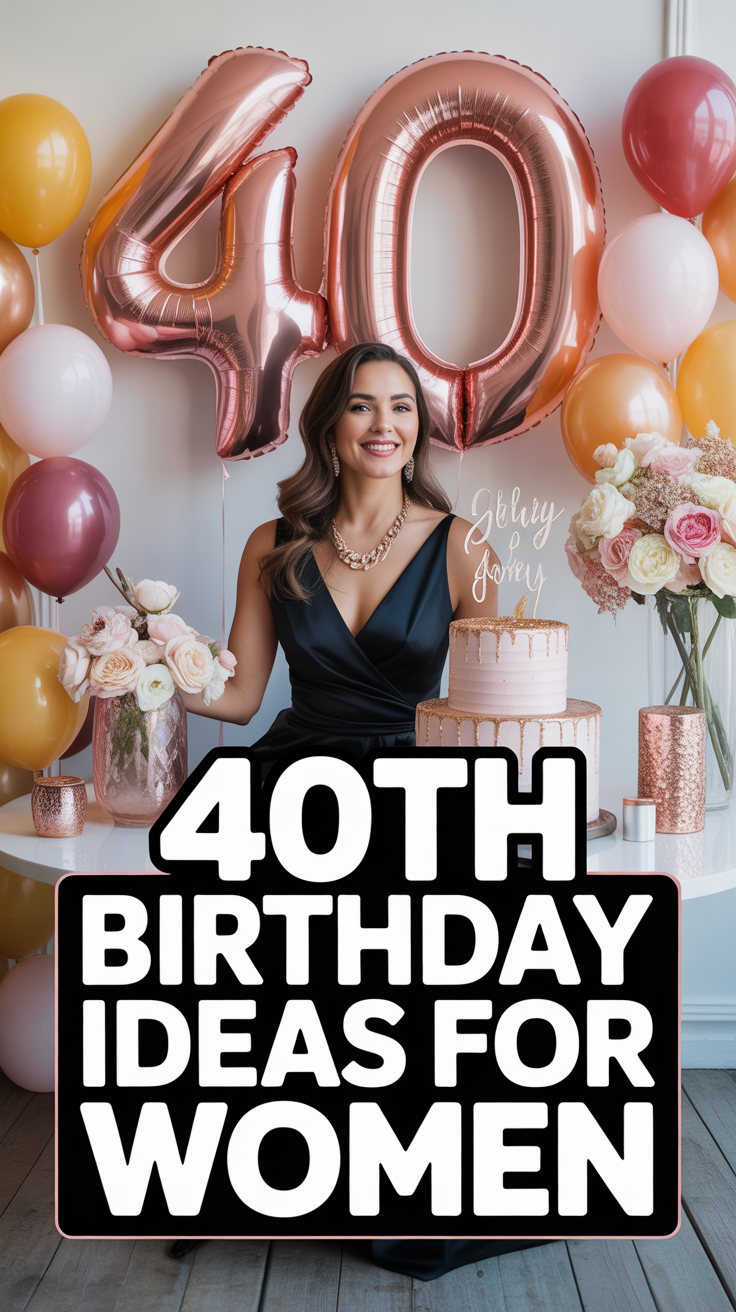 ✨ 40Th Birthday Ideas For Women