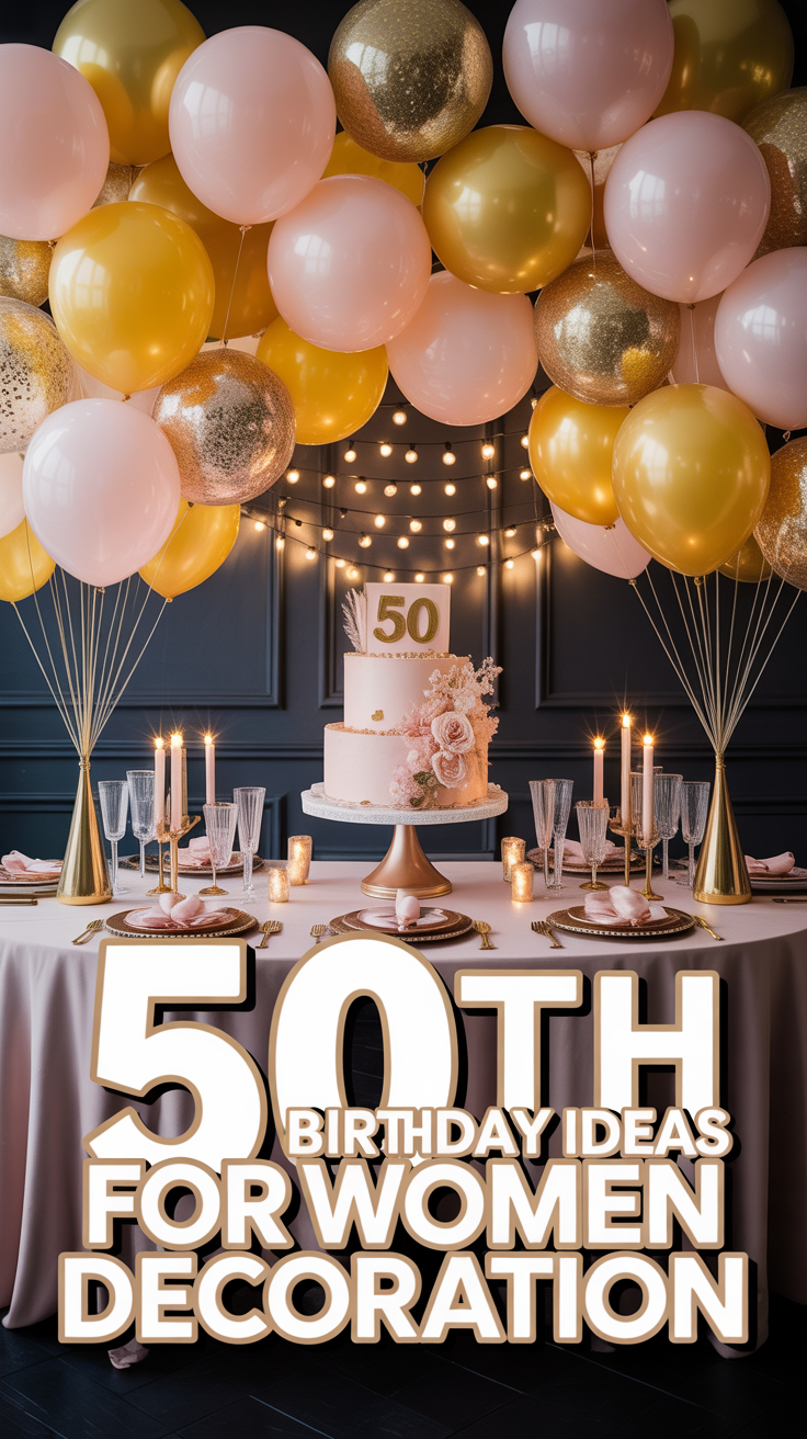 ✨ 50Th Birthday Ideas For Women Decoration