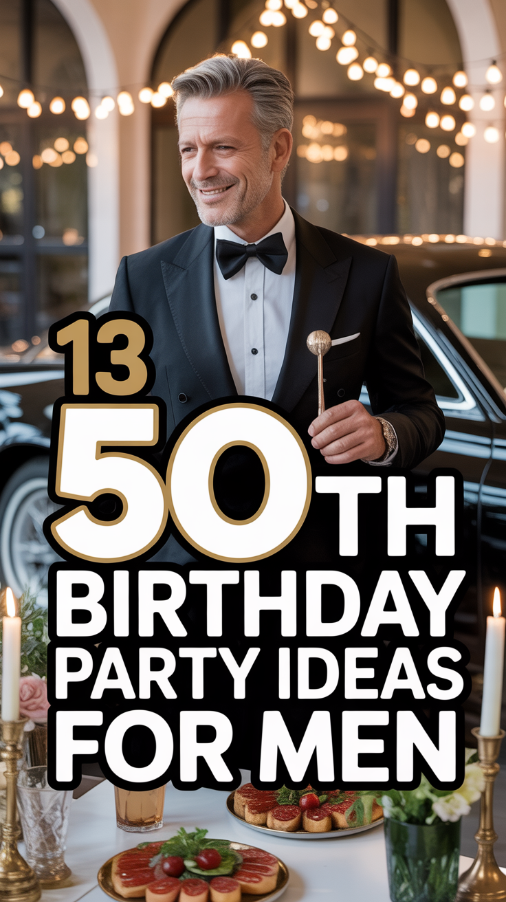 🥳 13 50Th Birthday Party Ideas For Men