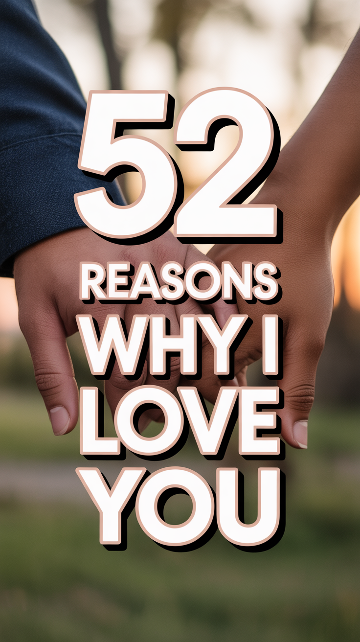 ❤️ 52 Reasons Why I Love You