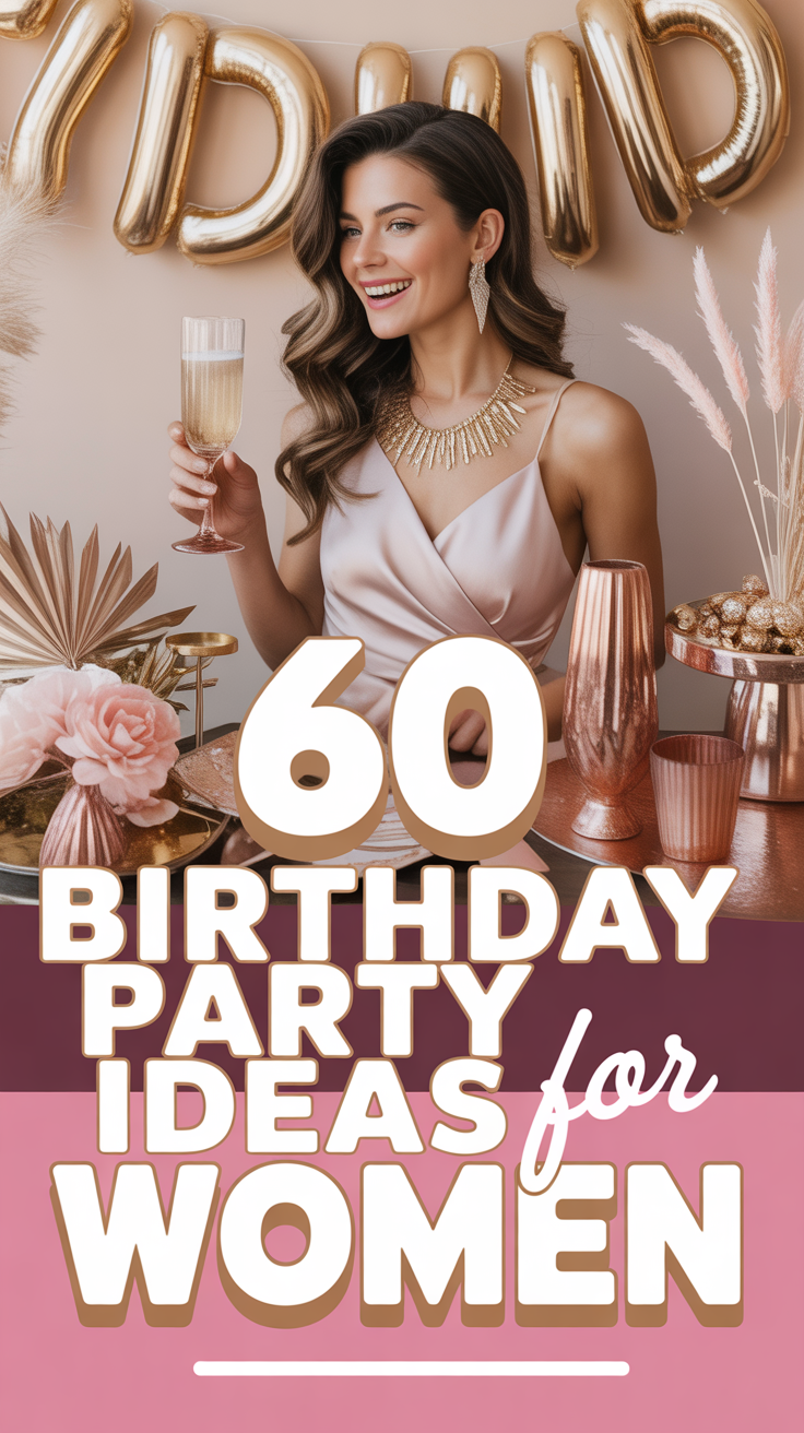 🎉 60 Birthday Party Ideas For Women