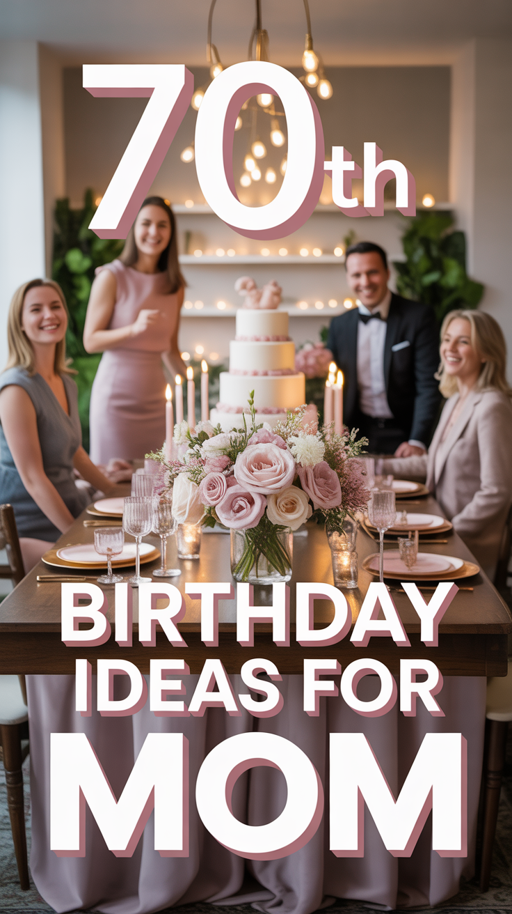 🎁 70th Birthday Ideas For Mom