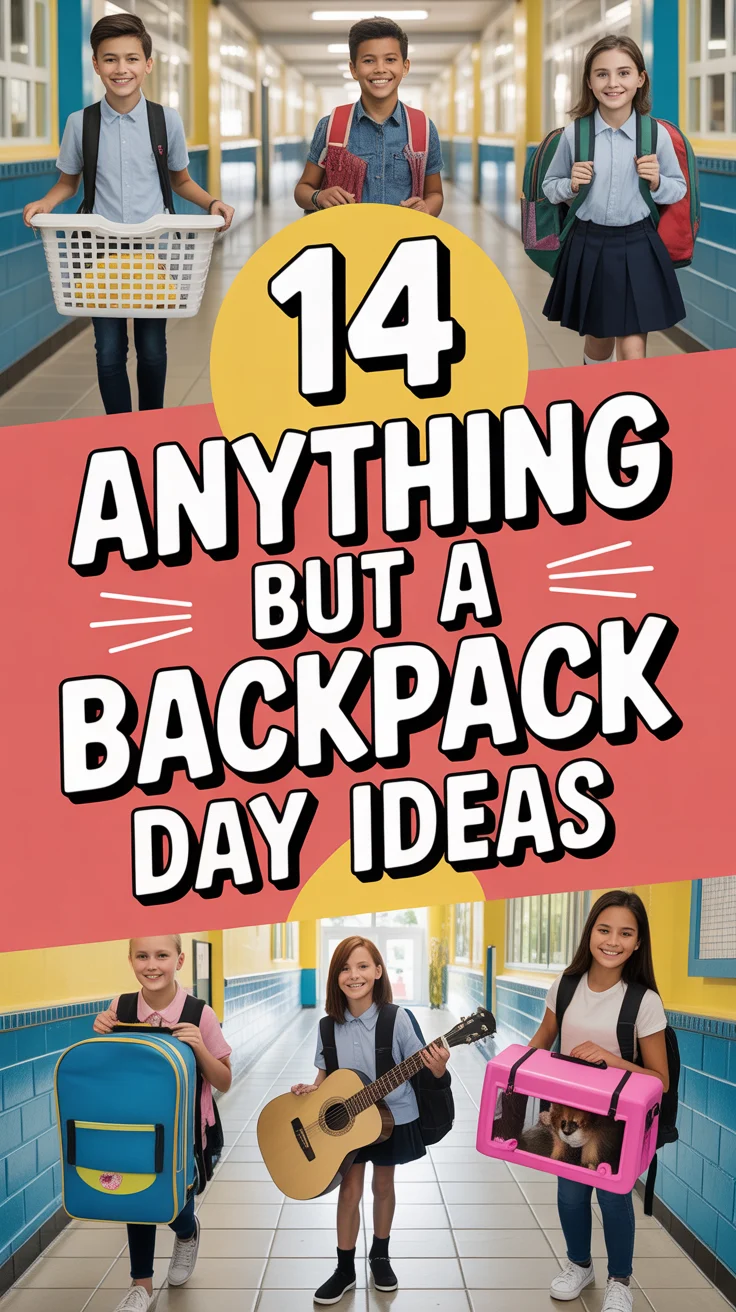 👜 14 Anything But A Backpack Day Ideas