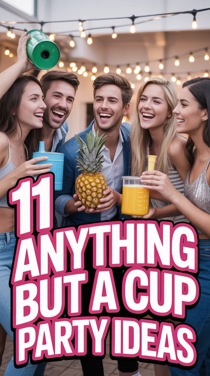 🥳 11 Anything But A Cup Party Ideas