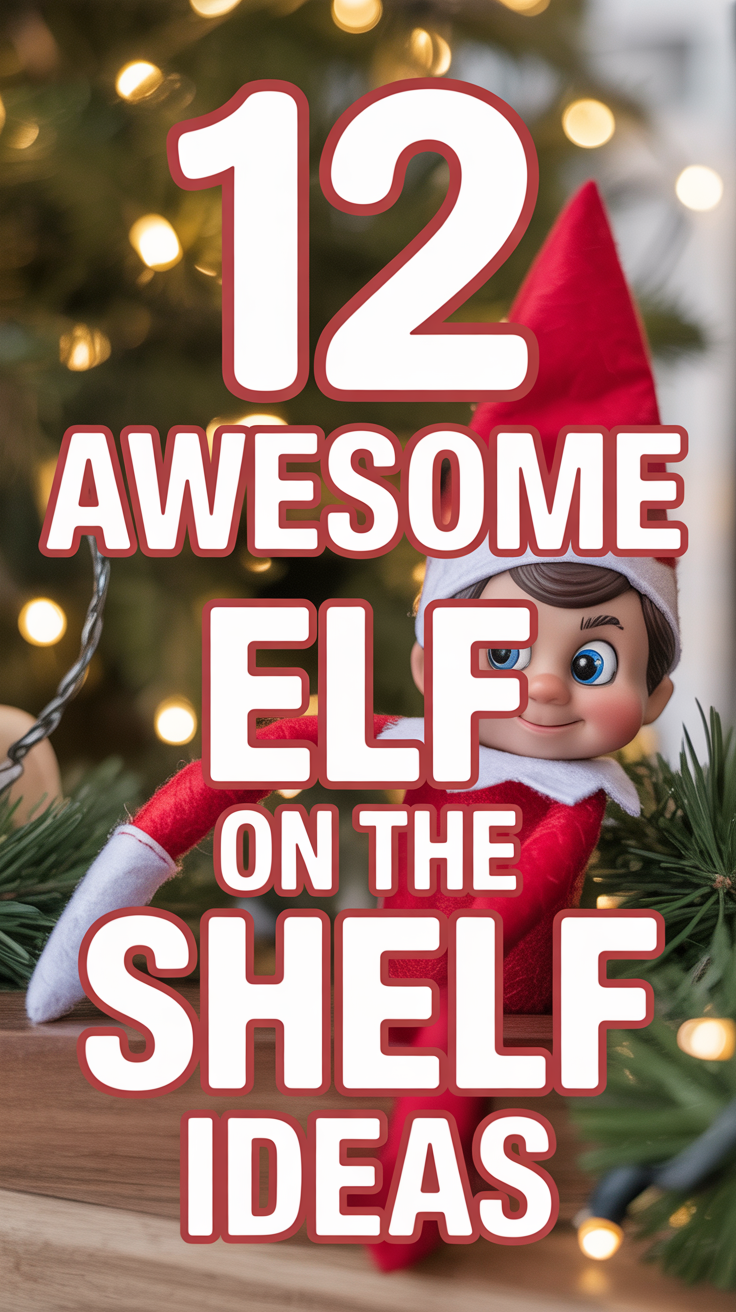 ✨ 12 Awesome ELF On The Shelf Ideas