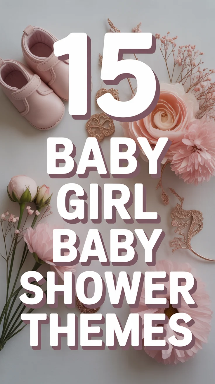💖 15 Baby Girl Baby Shower Themes