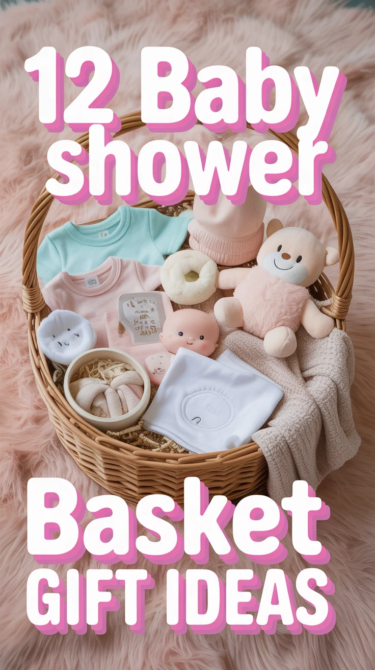 🧺 12 Baby Shower Basket Gift Ideas