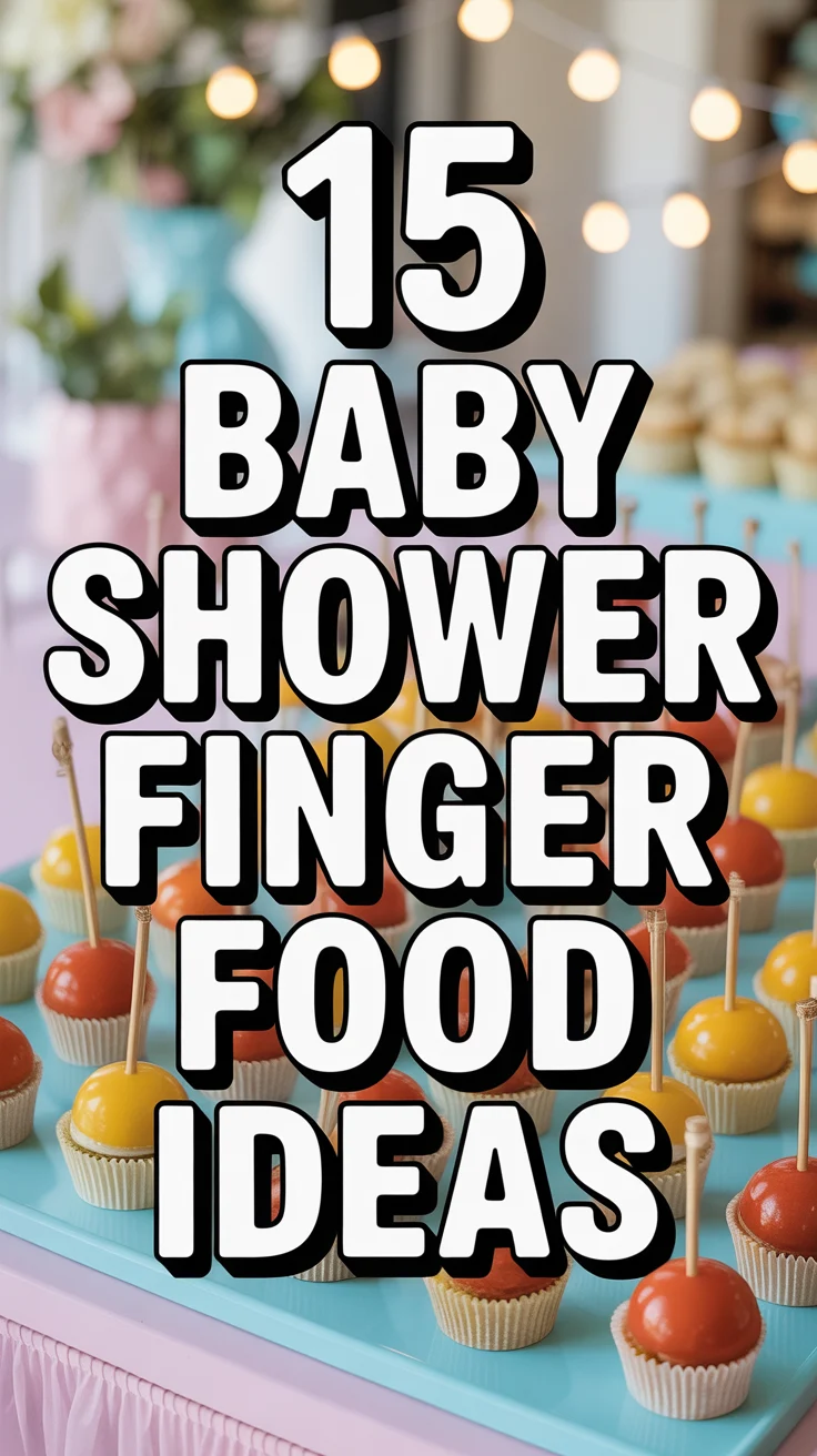 🍼 15 Baby Shower Finger Food Ideas