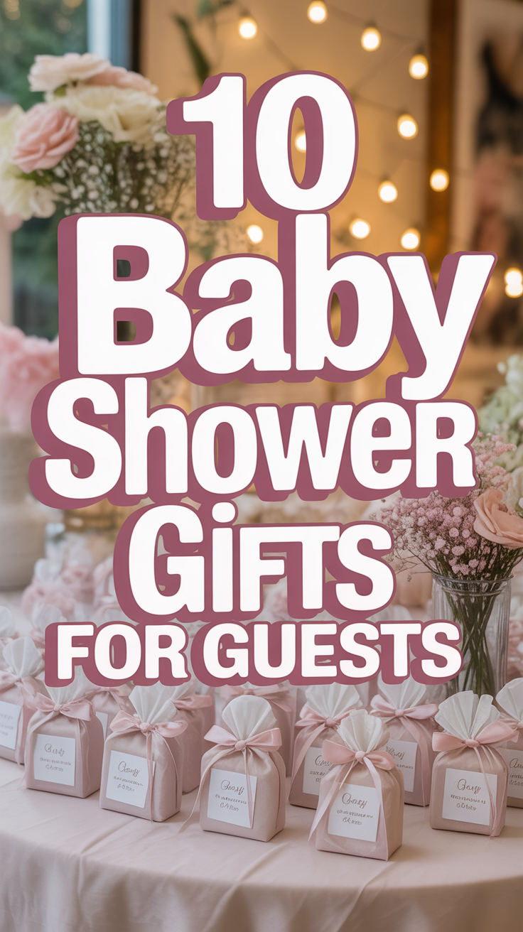 🍼 10 Baby Shower Gifts For Guests
