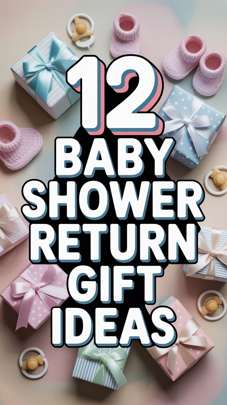 🎁 12 Baby Shower Return Gift Ideas