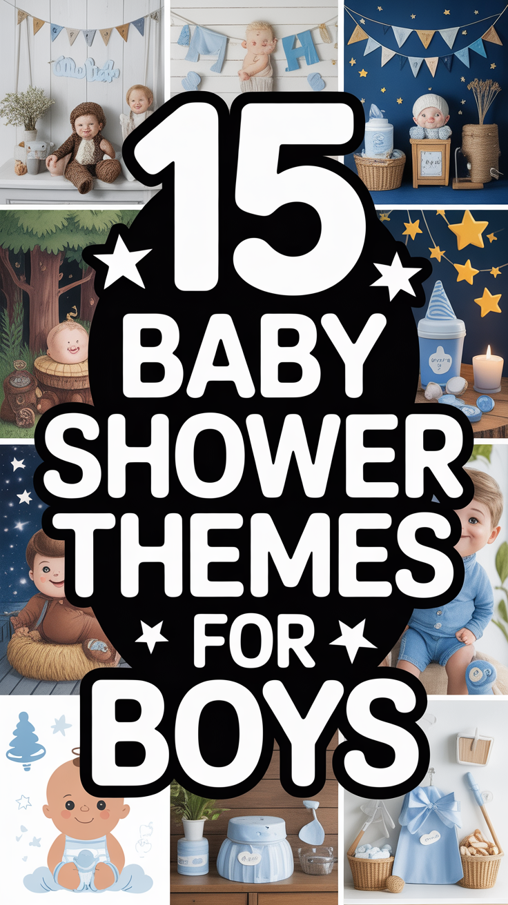 👶 15 Baby Shower Themes For Boys
