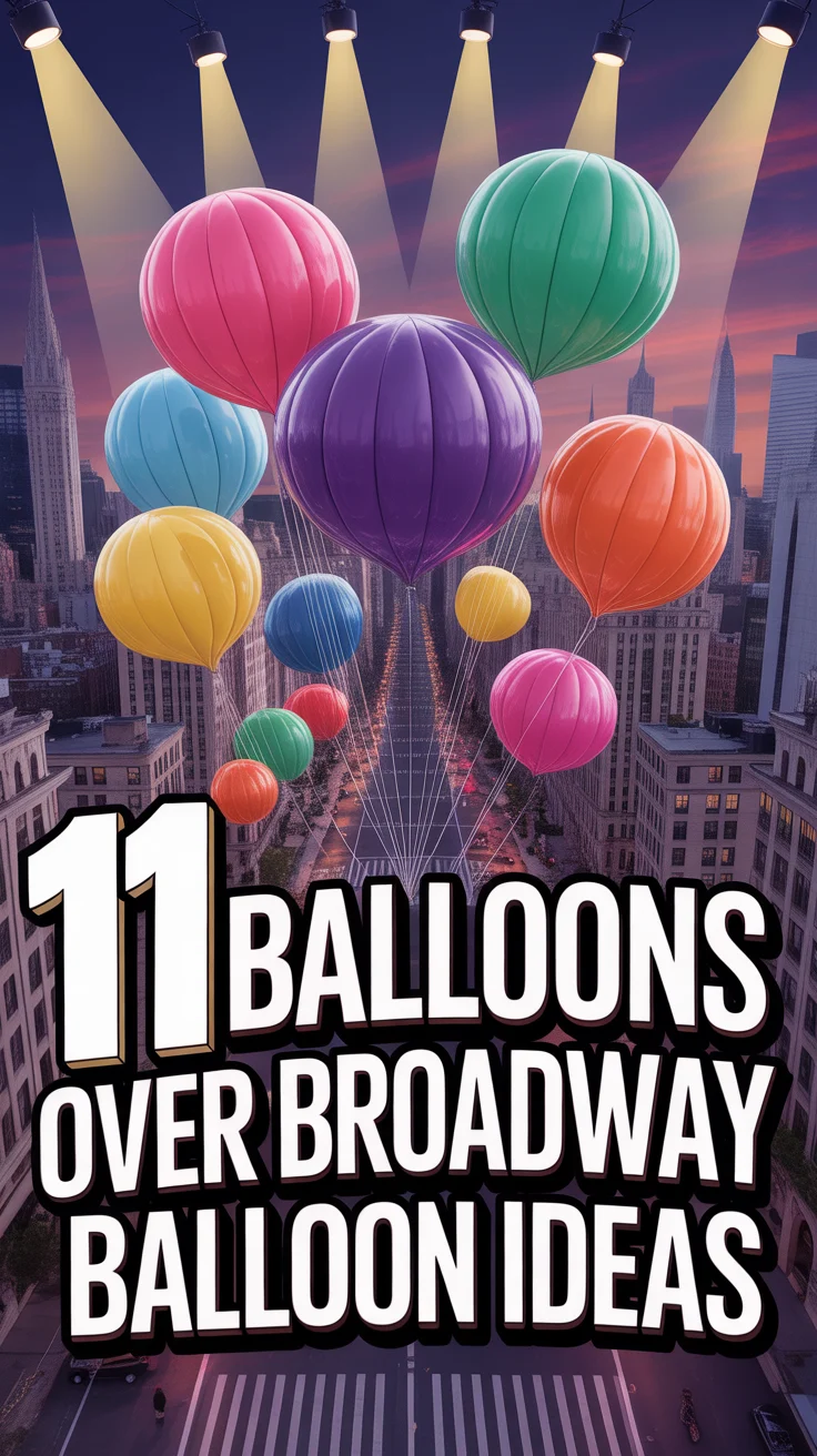 🎈 11 Balloons Over Broadway Balloon Ideas