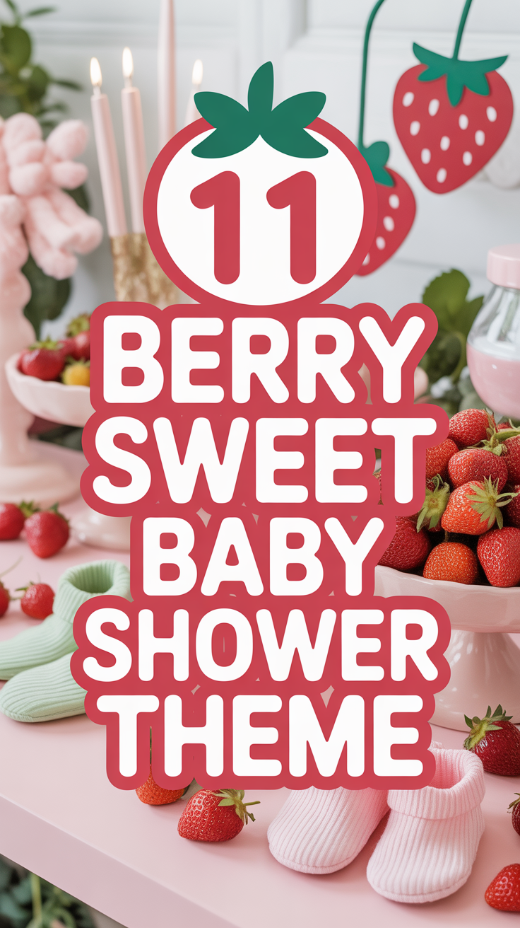 🍓 11 Berry Sweet Baby Shower Theme