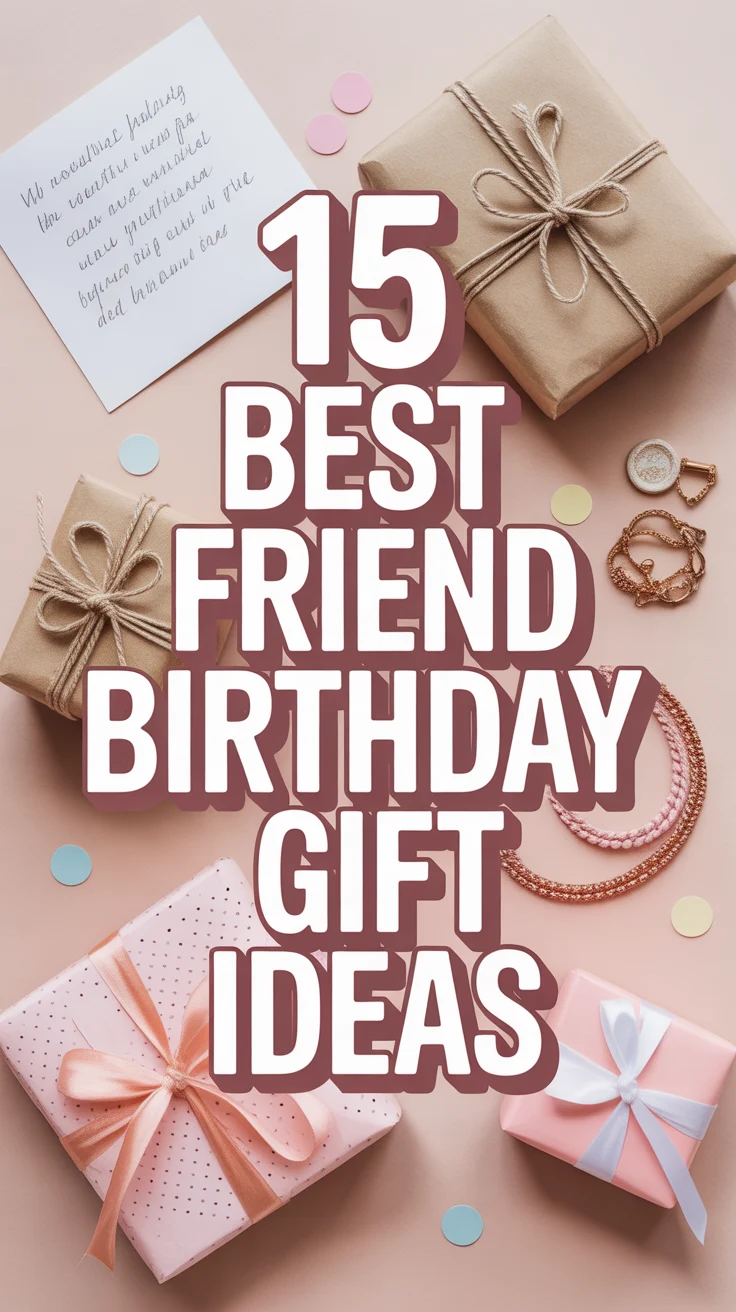 🎁 15 Best Friend Birthday Gift Ideas