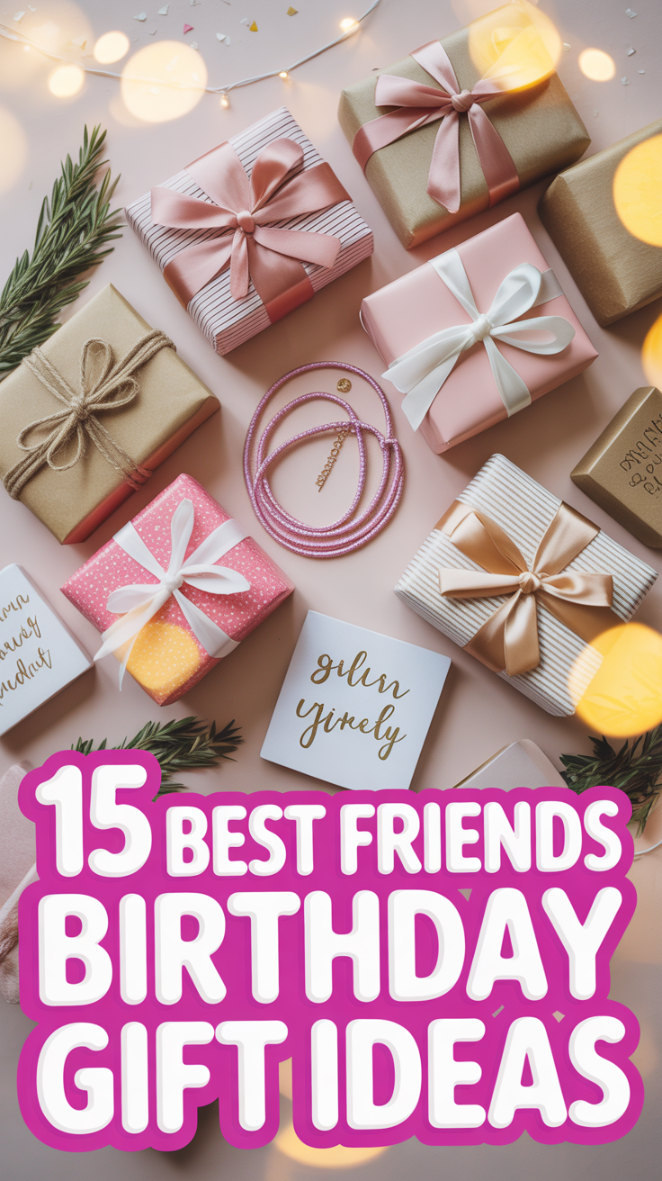 🎉 15 Best Friends Birthday Gift Ideas