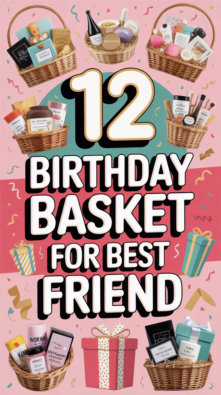 🎁 12 Birthday Basket For Best Friend