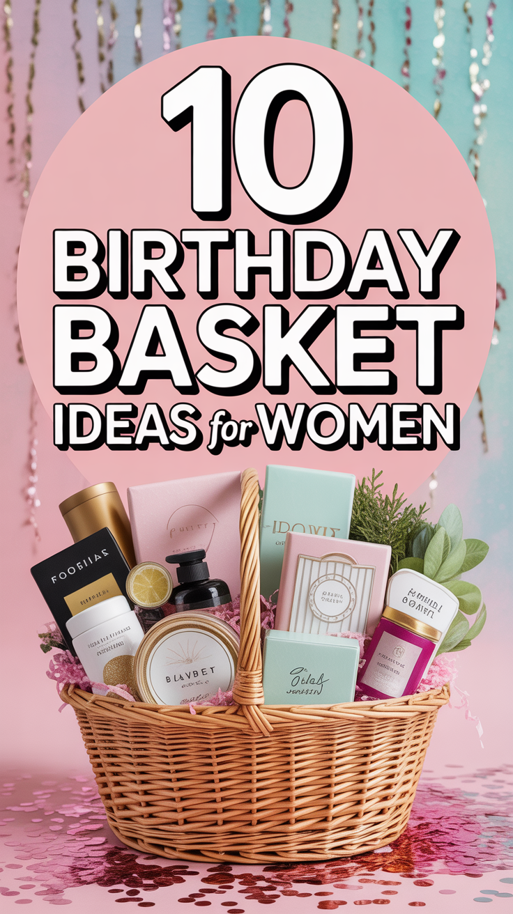 🎁 10 Birthday Basket Ideas For Women