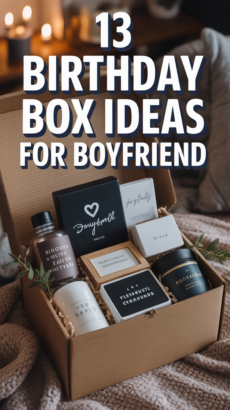 🎉 13 Birthday Box Ideas For Boyfriend