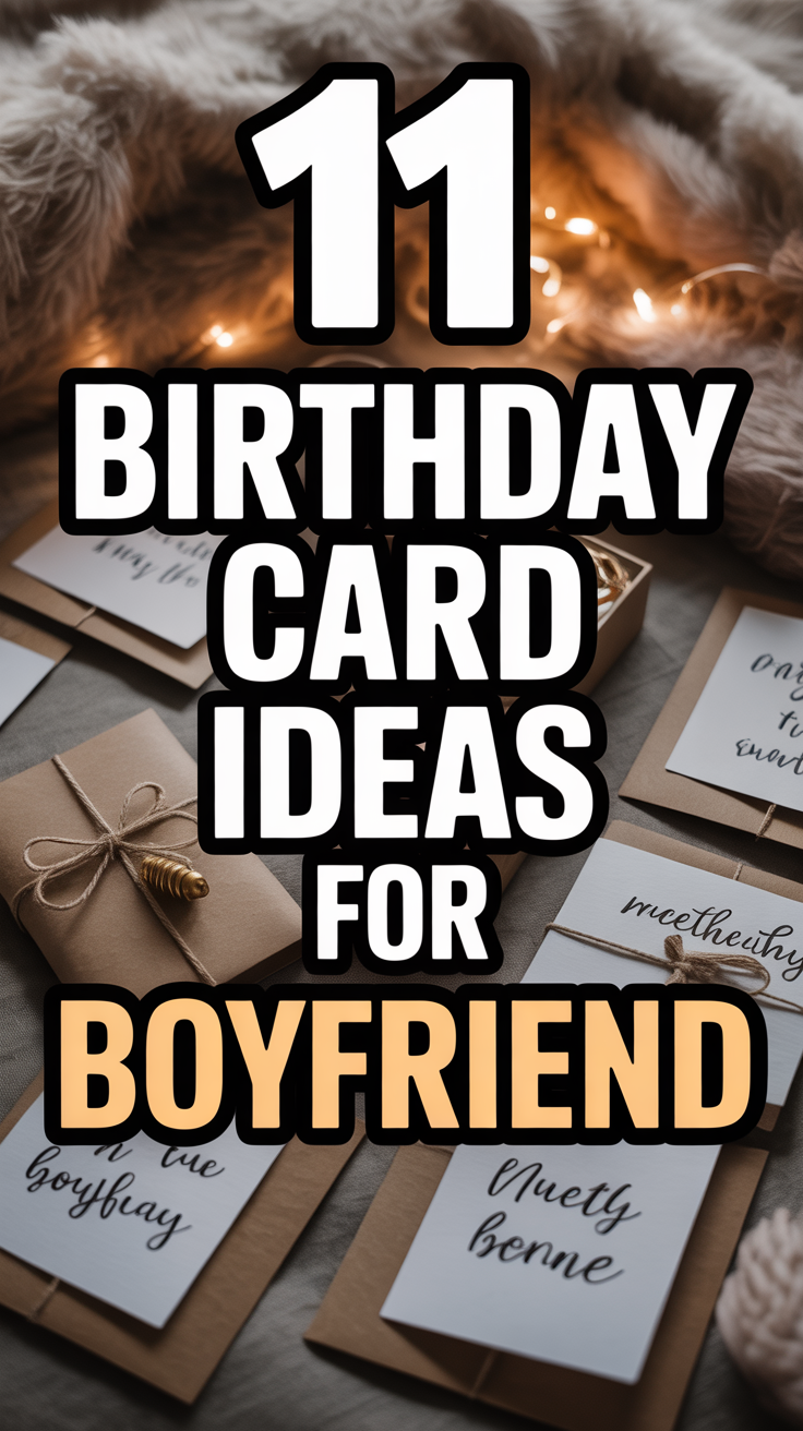 🎁 11 Birthday Card Ideas For Boyfriend