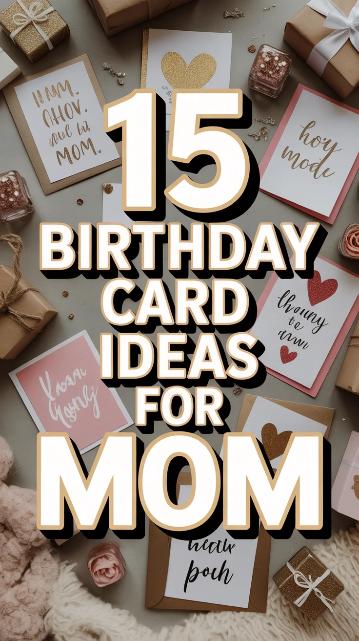 🎁 15 Birthday Card Ideas For Mom