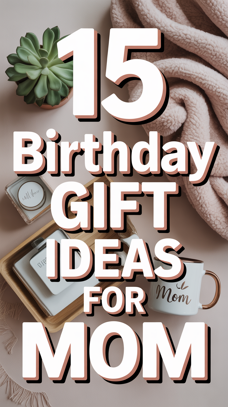 🎁 15 Birthday Gift Ideas For Mom