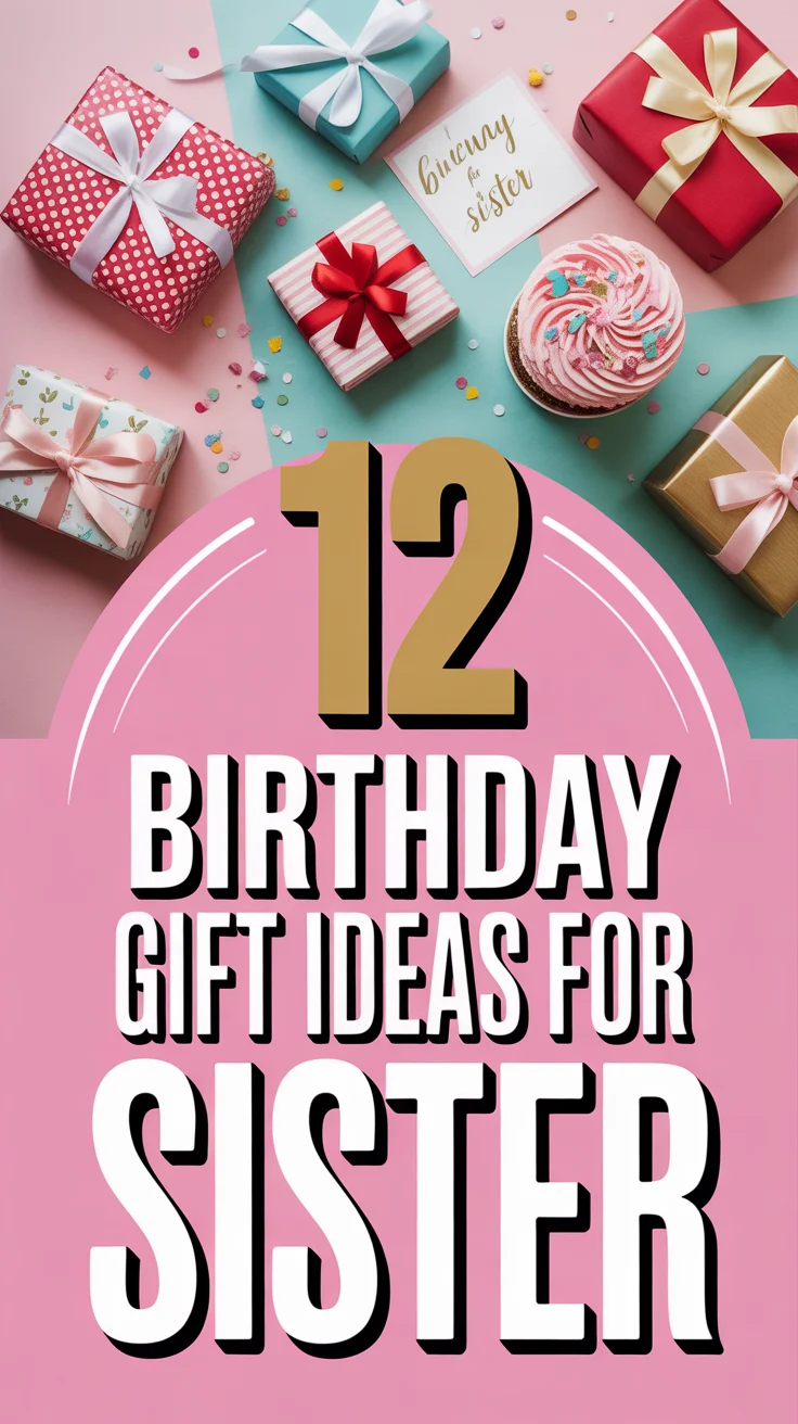 🎁 12 Birthday Gift Ideas For Sister