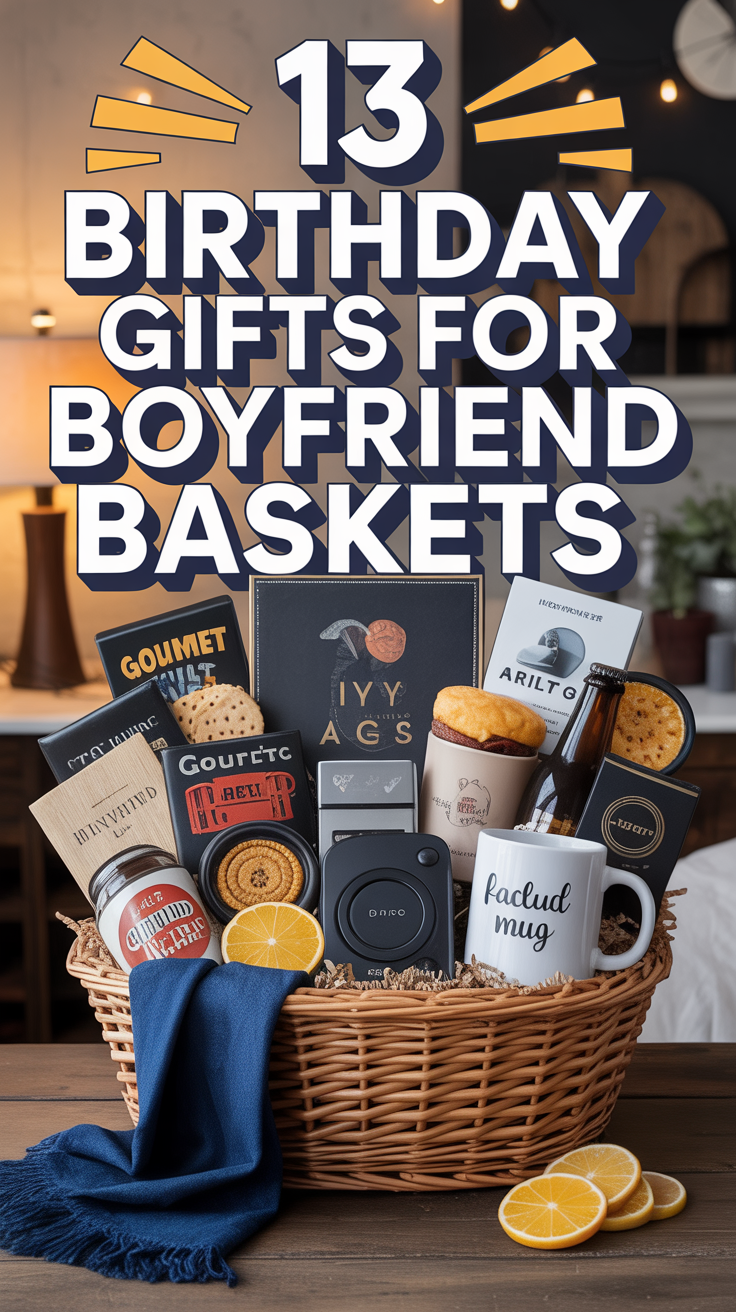 🎁 13 Birthday Gifts For Boyfriend Baskets