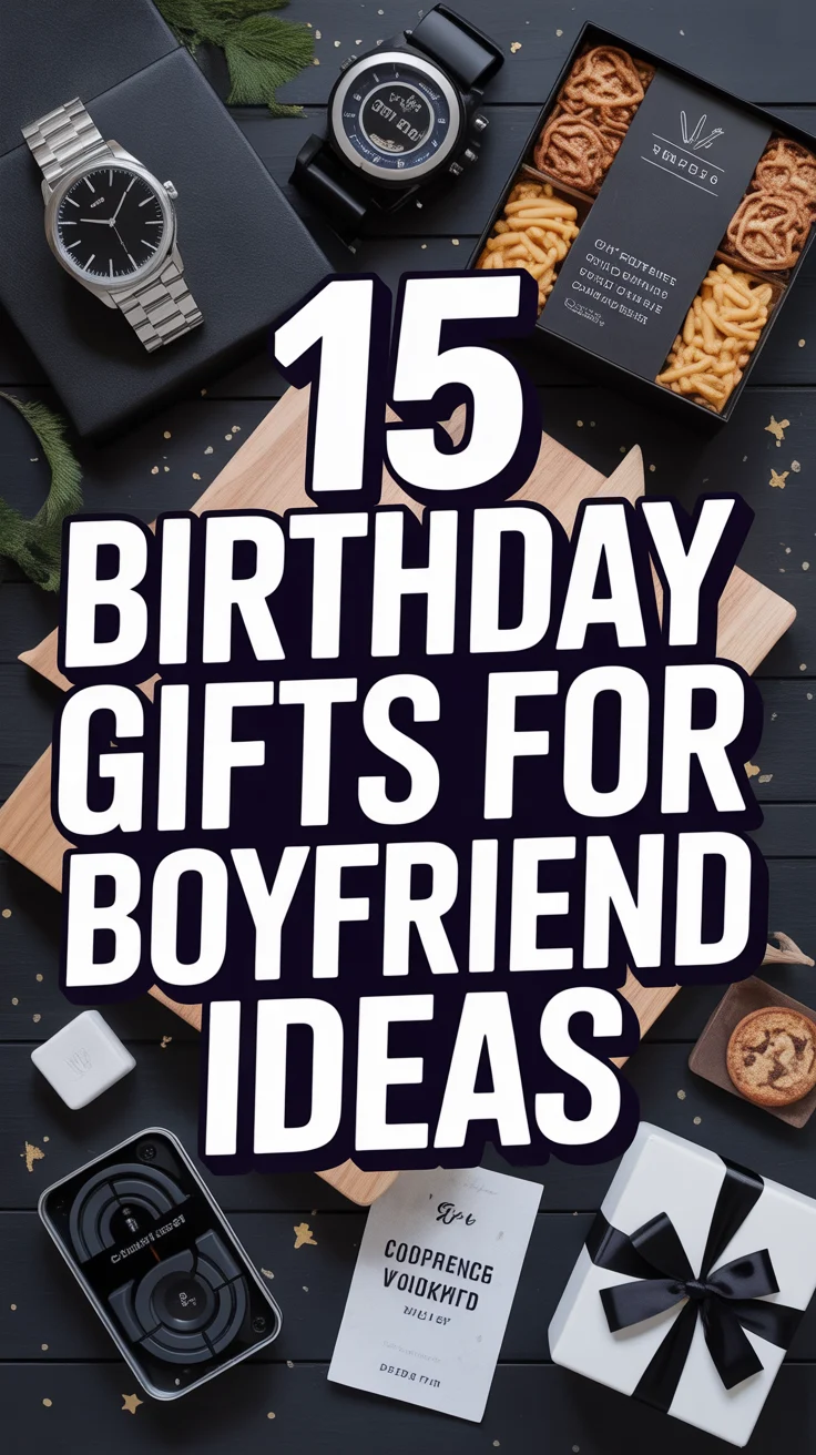 🎁 15 Birthday Gifts For Boyfriend Ideas