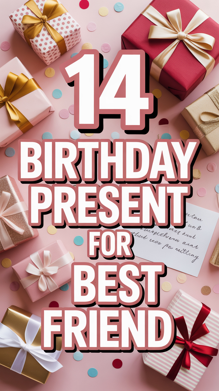 🎉 14 Birthday Present For Best Friend