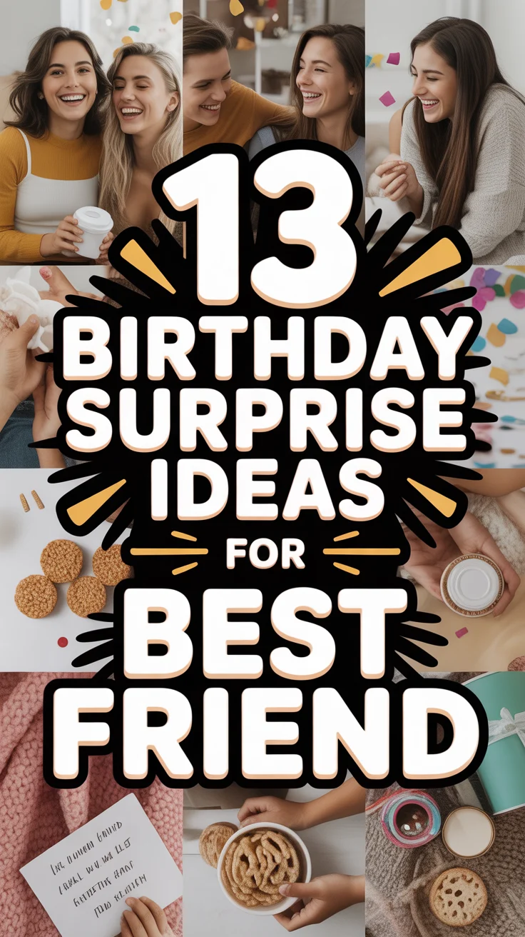 🥳 13 Birthday Surprise Ideas For Best Friend