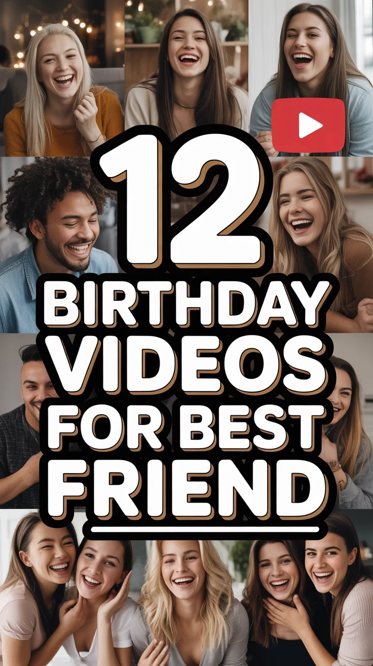 🎉 12 Birthday Videos For Best Friend