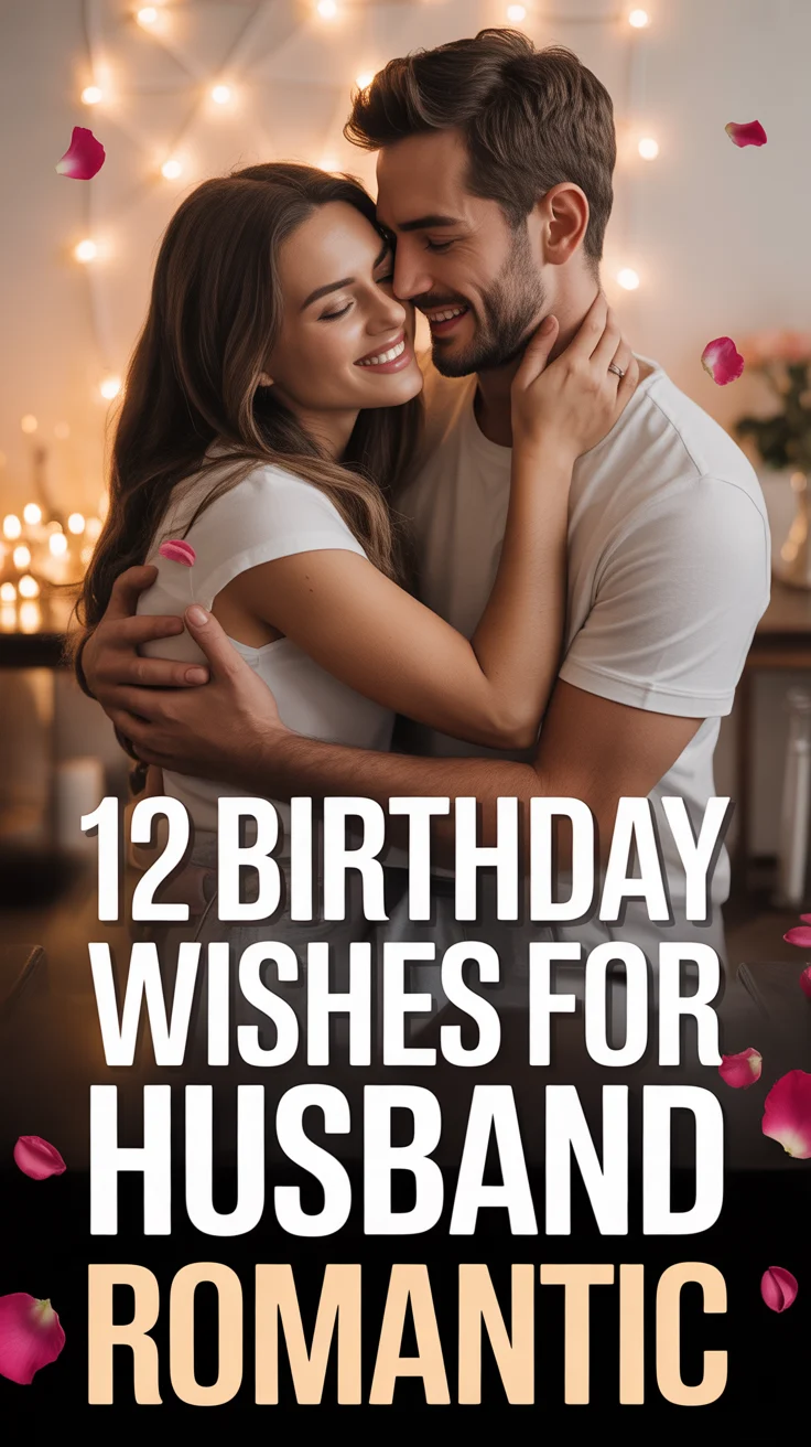 ❤️ 12 Birthday Wishes For Husband Romantic