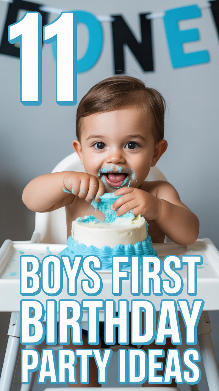 🎉 11 Boys First Birthday Party Ideas