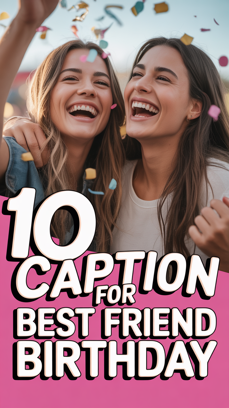 🥳 10 Caption For Best Friend Birthday