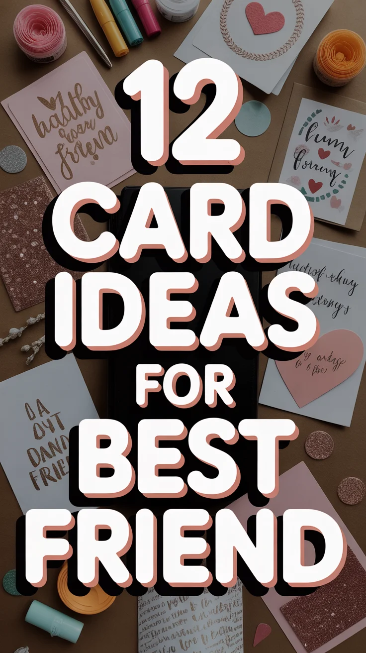 ❤️ 12 Card Ideas For Best Friend