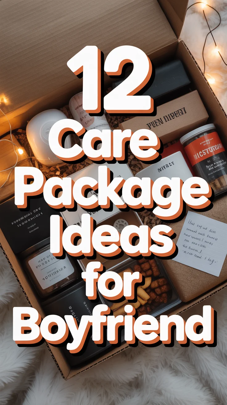 🎁 12 Care Package Ideas For Boyfriend