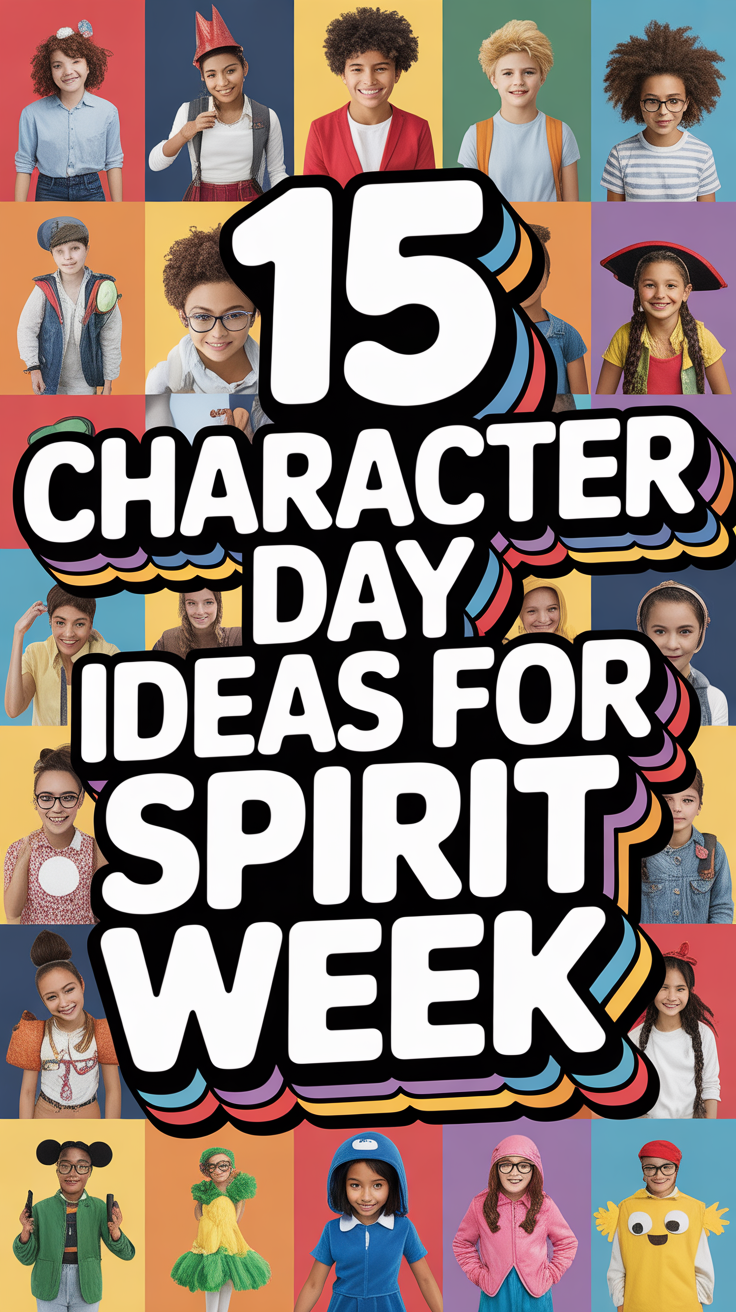 🎭 15 Character Day Ideas For Spirit Week