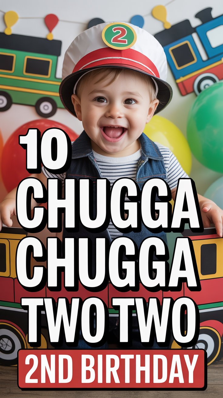 🚂 10 Chugga Chugga Two Two 2Nd Birthday