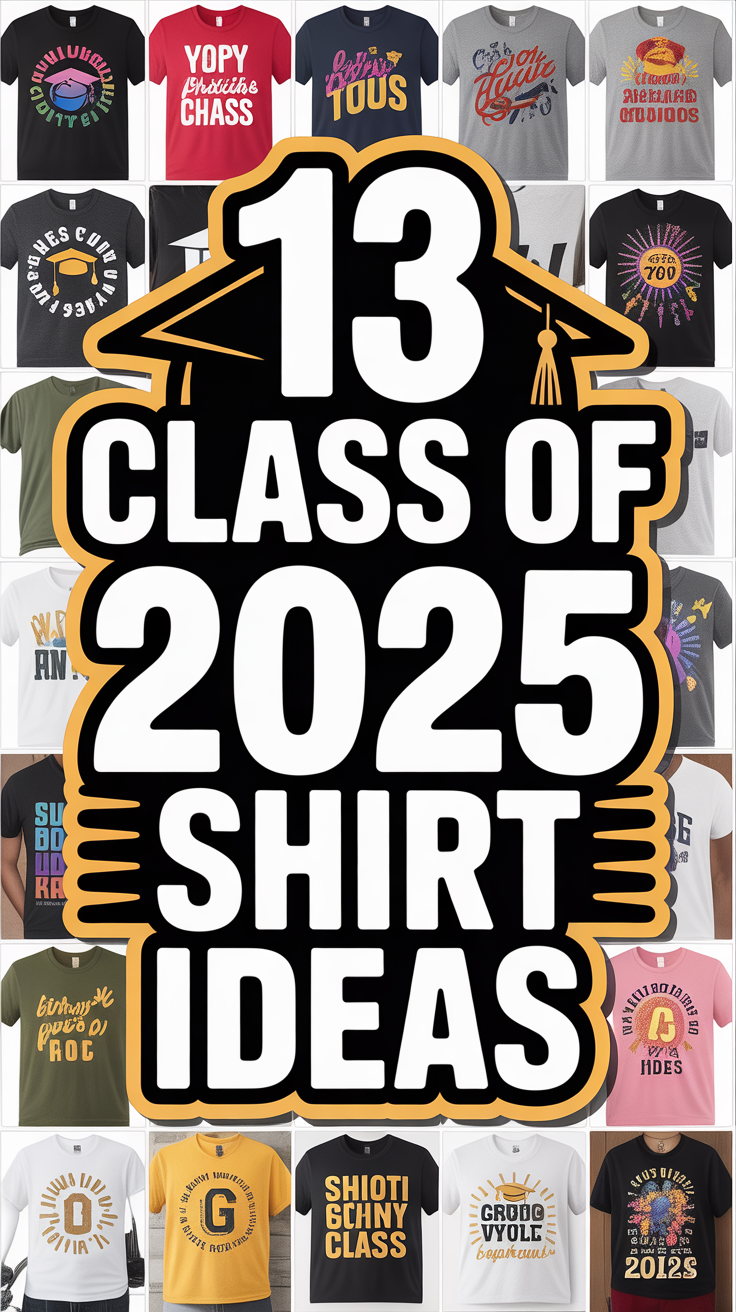 🎓 13 Class Of 2025 Shirt Ideas