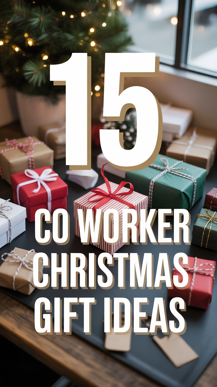 🎁 15 Co Worker Christmas Gift Ideas