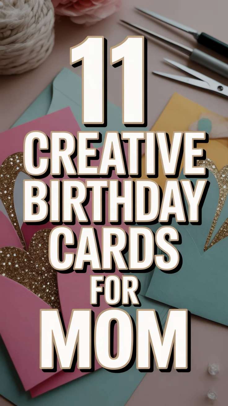 🎂 11 Creative Birthday Cards For Mom
