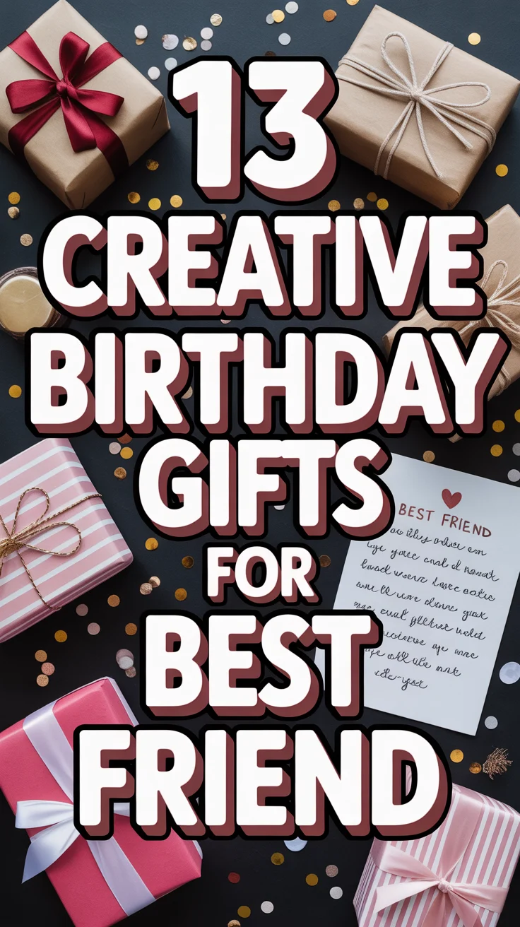 🎉 13 Creative Birthday Gifts For Best Friend