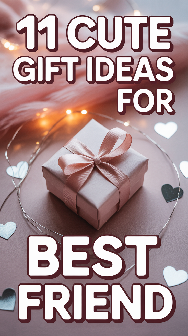 💖 11 Cute Gift Ideas For Best Friend